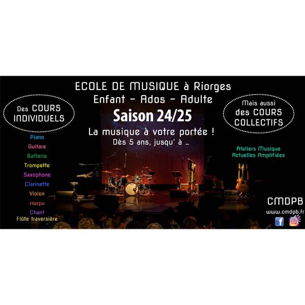 A RIORGES AVEC LE CMDPB, APPRENEZ À : CHANTER, JOUER DE LA MUSIQUE, DANSER…