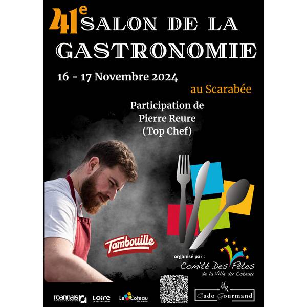 16 & 17 NOVEMBRE AU SCARABÉE VENEZ VOUS  RÉGALER AU 41ÉME SALON DE LA GASTRONOMIE !