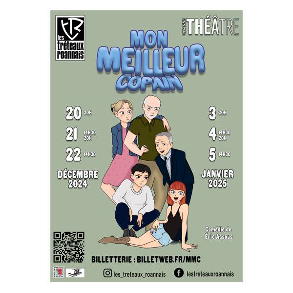 « MON MEILLEUR COPAIN » LA NOUVELLE PIÈCE DES TRÉTEAUX ROANNAIS AU THÉÂTRE DE ROANNE